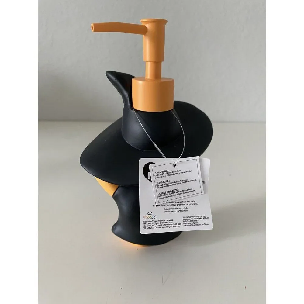 Care Bears Trick or Sweet Bear Halloween Pumpkin Soap Lotion Dispenser Pump‎ NEW